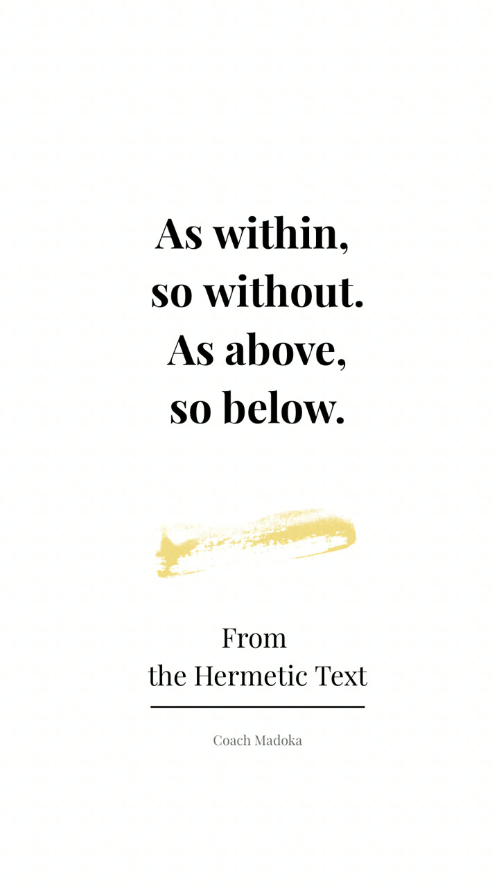 Quote of the Day — Hermetic Text
